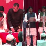 Bihar Cabinet Expansion: Tej Pratap Yadav, Brother of Deputy CM Tejashwi Yadav, Takes Oath as Minister (See Pics)
